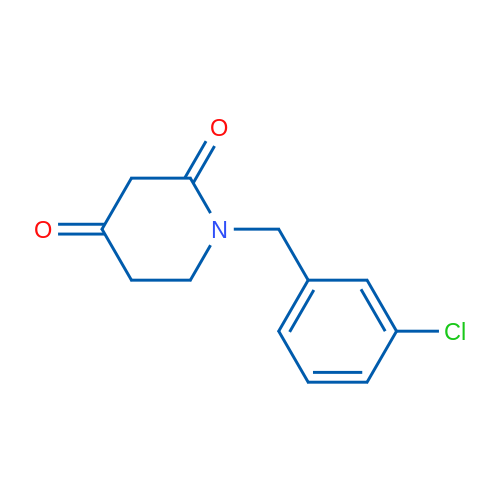 1-(3-Chlorobenzyl)piperidine-2,4-dione 1g