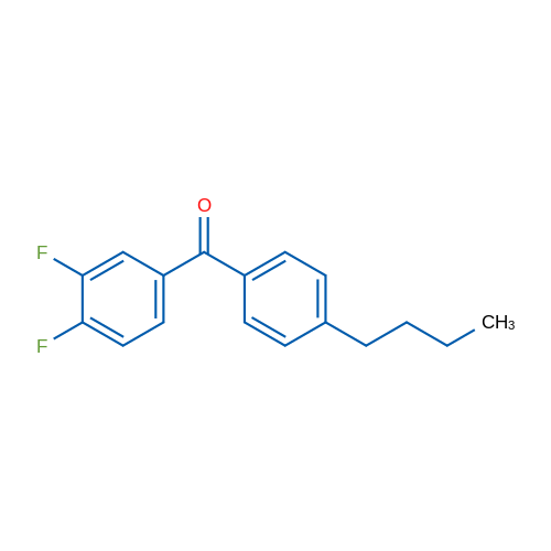 4-n-Butyl-3',4'-difluorobenzophenone 1g