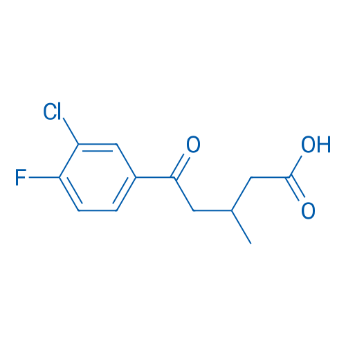 5-(3-Chloro-4-fluorophenyl)-3-methyl-5-oxopentanoic acid 1g