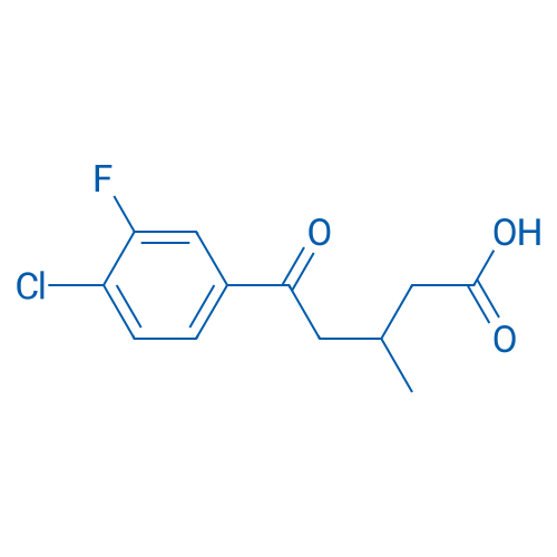5-(4-Chloro-3-fluorophenyl)-3-methyl-5-oxopentanoic acid 1g