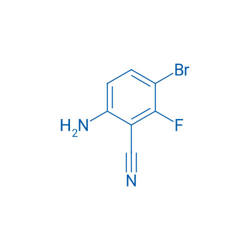 6-Amino-3-bromo-2-fluorobenzonitrile 250mg