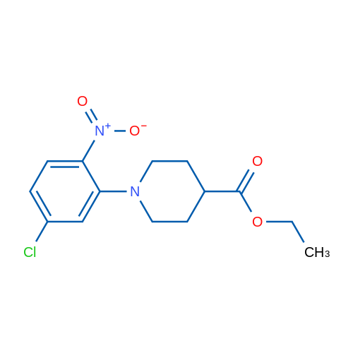 Ethyl 1-(5-chloro-2-nitrophenyl)piperidine-4-carboxylate 5g
