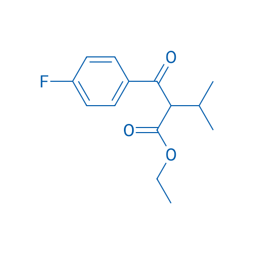 Ethyl 2-(4-fluorobenzoyl)-3-methylbutanoate 250mg