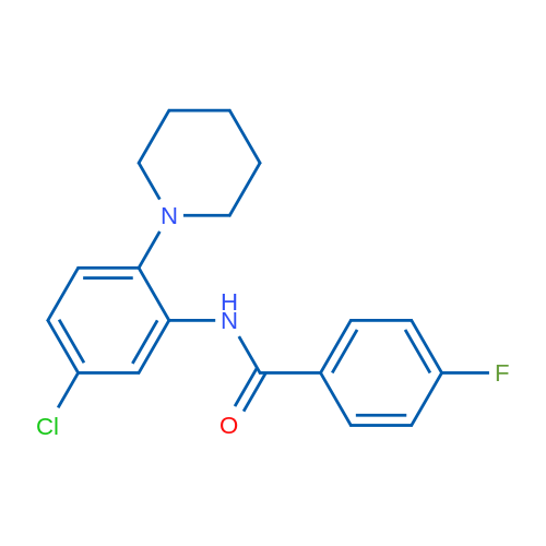N-[5-Chloro-2-(piperidin-1-yl)phenyl]-4-fluorobenzamide 1g