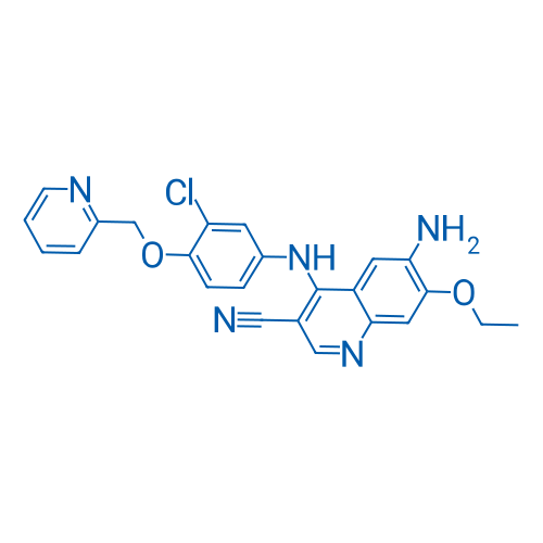 6-Amino-4-((3-chloro-4-(pyridin-2-ylmethoxy)phenyl)amino)-7-ethoxyquinoline-3-carbonitrile 1g