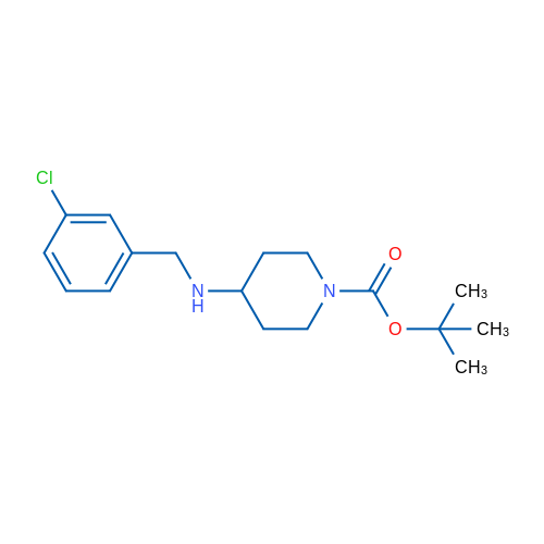 tert-Butyl 4-(3-chlorobenzylamino)piperidine-1-carboxylate 1g