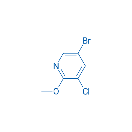 5-Bromo-3-chloro-2-methoxypyridine 1g