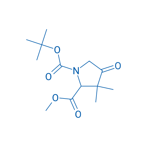 1-tert-Butyl 2-methyl 3,3-dimethyl-4-oxopyrrolidine-1,2-dicarboxylate 100mg