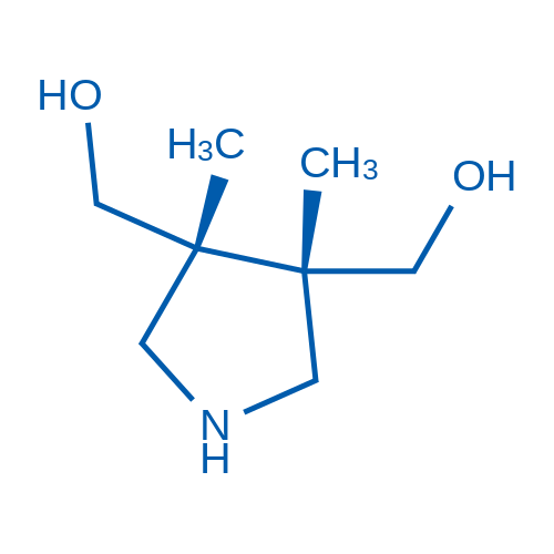 ((3S,4R)-3,4-Dimethylpyrrolidine-3,4-diyl)dimethanol 250mg