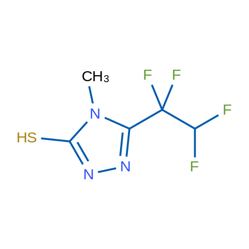 4-Methyl-5-(1,1,2,2-tetrafluoroethyl)-4h-1,2,4-triazole-3-thiol 1g