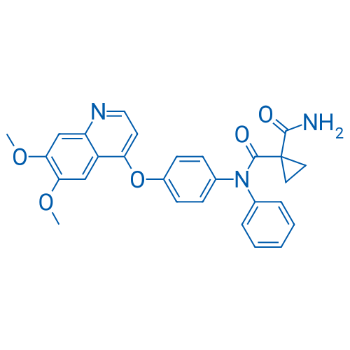 N-(4-((6,7-Dimethoxyquinolin-4-yl)oxy)phenyl)-N-phenylcyclopropane-1,1-dicarboxamide 25mg