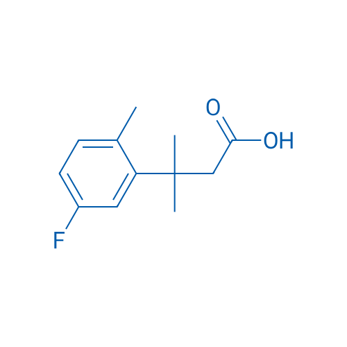 3-(5-Fluoro-2-methylphenyl)-3-methylbutanoic acid 1g