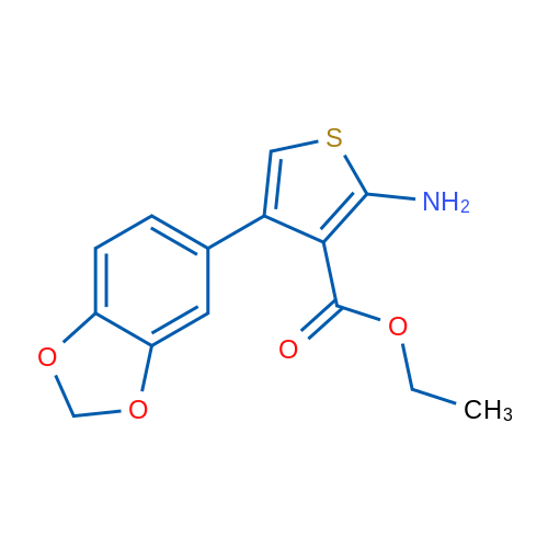 Ethyl 2-amino-4-(benzo[d][1,3]dioxol-5-yl)thiophene-3-carboxylate 5g