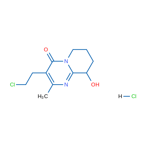 3-(2-Chloroethyl)-9-hydroxy-2-methyl-6,7,8,9-tetrahydro-4H-pyrido[1,2-a]pyrimidin-4-one hydrochloride 1g