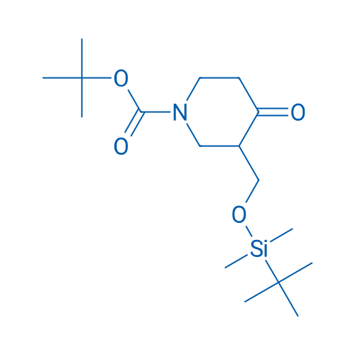 tert-Butyl 3-(((tert-butyldimethylsilyl)oxy)methyl)-4-oxopiperidine-1-carboxylate 1g