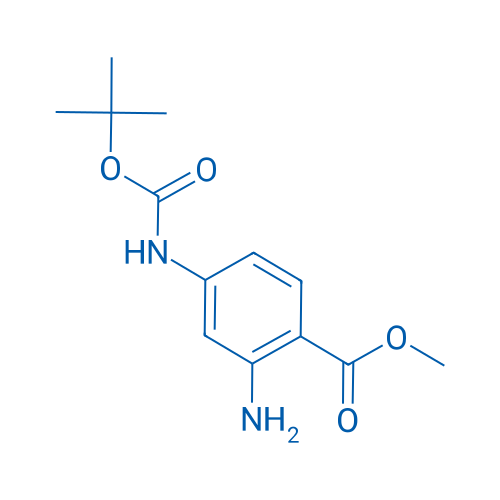 Methyl 2-amino-4-((tert-butoxycarbonyl)amino)benzoate 250mg