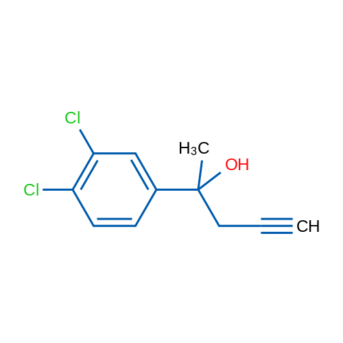 2-(3,4-Dichlorophenyl)pent-4-yn-2-ol 250mg