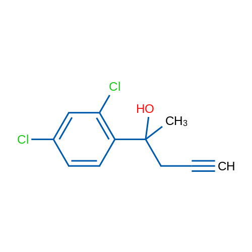 2-(2,4-Dichlorophenyl)pent-4-yn-2-ol 250mg