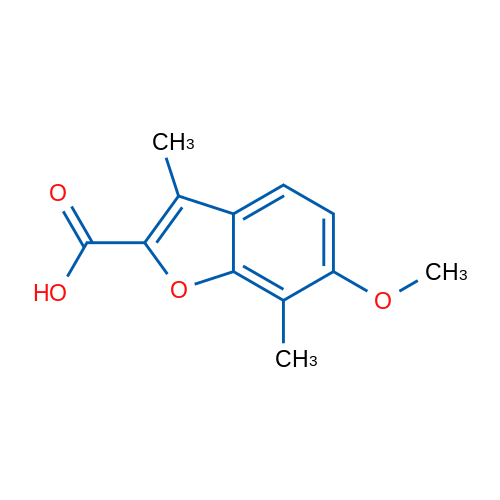 6-methoxy-3,7-dimethyl-1-benzofuran-2-carboxylic acid 1g