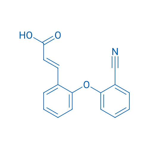 3-[2-(2-Cyanophenoxy)phenyl]acrylic acid 1g