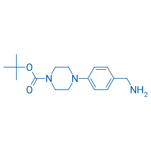 tert-Butyl 4-(4-(aminomethyl)phenyl)piperazine-1-carboxylate 5g