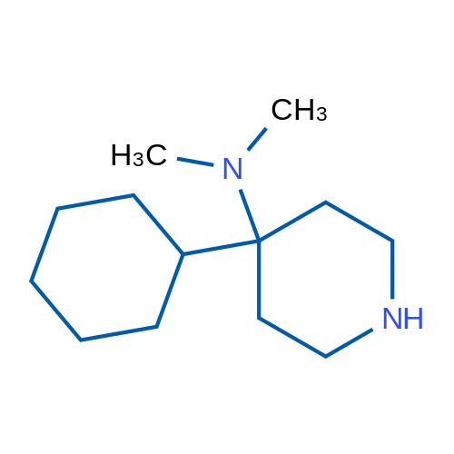 4-Cyclohexyl-n,n-dimethylpiperidin-4-amine 1g