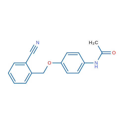 N-(4-((2-Cyanobenzyl)oxy)phenyl)acetamide 5g