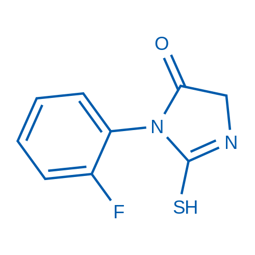 3-(2-Fluorophenyl)-2-mercapto-3,5-dihydro-4H-imidazol-4-one 100mg