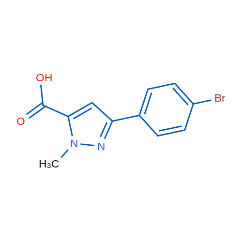 3-(4-Bromophenyl)-1-methyl-1h-pyrazole-5-carboxylic acid 5g