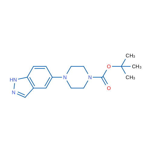 tert-Butyl 4-(1H-indazol-5-yl)piperazine-1-carboxylate 1g