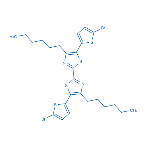 5,5'-Bis(5-bromothiophen-2-yl)-4,4'-dihexyl-2,2'-bithiazole 1g