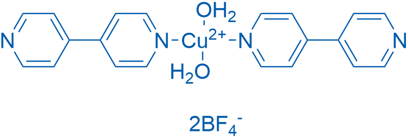 Copper(2+), diaquabis(4,4'-bipyridine-κN1)-, tetrafluoroborate(1-) (1:2) 5g