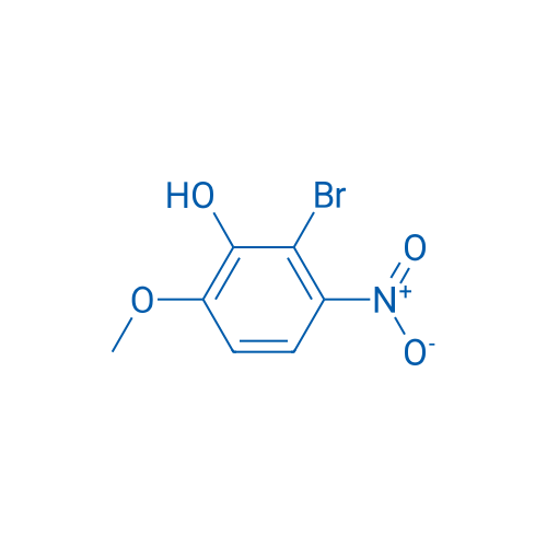 2-Bromo-6-methoxy-3-nitrophenol 250mg