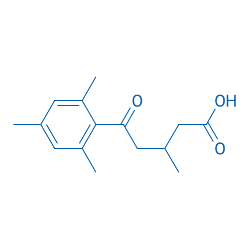 3-Methyl-5-oxo-5-(2,4,6-trimethylphenyl)valeric acid 1g