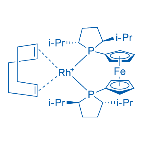 1,1-Bis((2S,5S)-2,5-di-i-propylphospholano)ferrocene(cyclooctadiene)rhodium(I) 250mg