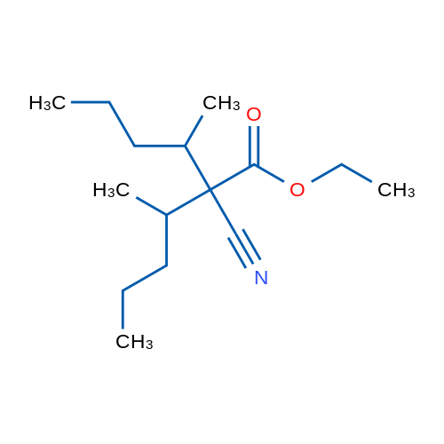 Ethyl 2-cyano-3-methyl-2-(pentan-2-yl)hexanoate 1g