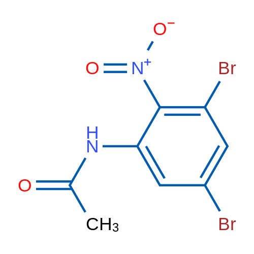 N-Acetyl 3,5-dibromo-2-nitroaniline 1g
