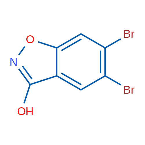 5,6-Dibromo-benzo[d]isoxazol-3-ol 1g