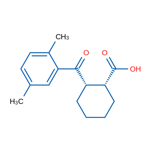 cis-2-(2,5-Dimethylbenzoyl)cyclohexane-1-carboxylic acid 1g