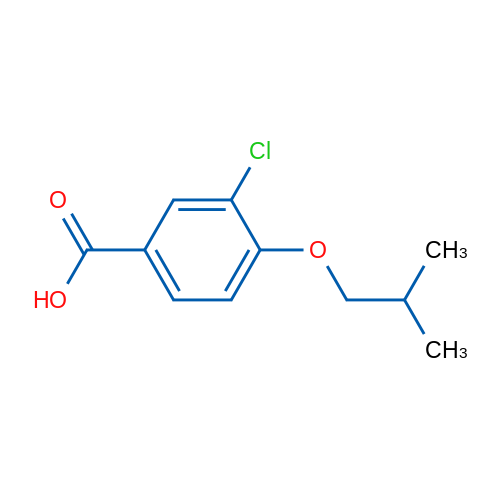 3-Chloro-4-isobutoxybenzoic acid 1g