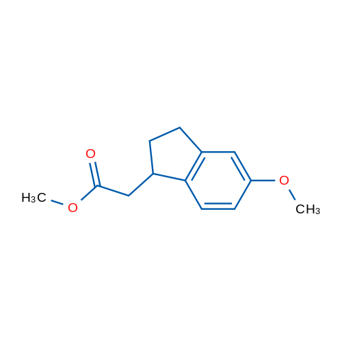 Methyl 2-(5-methoxy-2,3-dihydro-1H-inden-1-yl)acetate 1g
