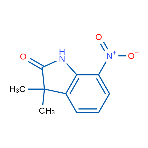 3,3-Dimethyl-7-nitroindolin-2-one 1g