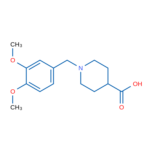 1-(3,4-Dimethoxybenzyl)piperidine-4-carboxylic acid 1g