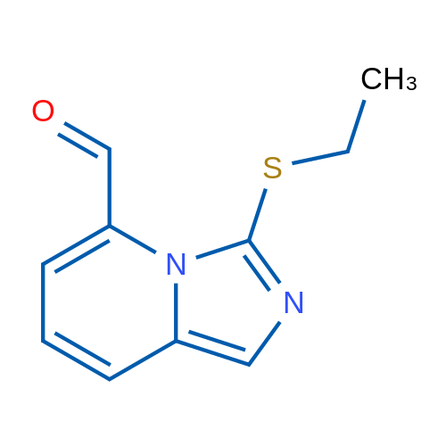3-Ethylsulfanyl-imidazo[1,5-a]pyridine-5-carbaldehyde 1g