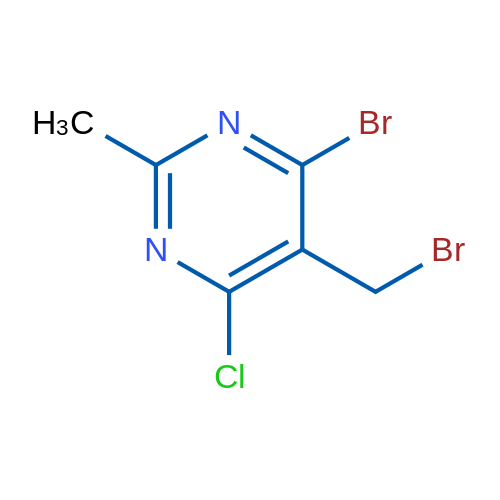 4-Bromo-5-(bromomethyl)-6-chloro-2-methylpyrimidine 1g