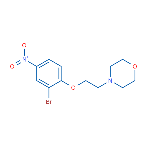 4-(2-(2-Bromo-4-nitrophenoxy)ethyl)morpholine 250mg
