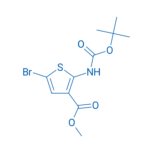 Methyl 5-bromo-2-((tert-butoxycarbonyl)amino)thiophene-3-carboxylate 100mg