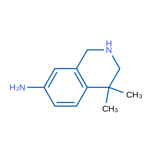 4,4-Dimethyl-1,2,3,4-tetrahydroisoquinolin-7-amine 100mg