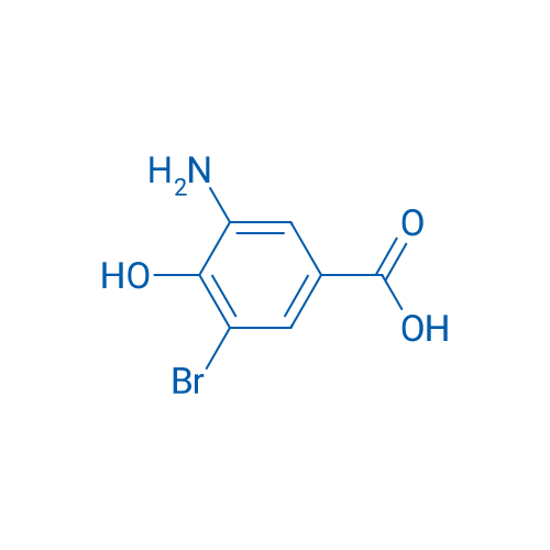 3-Amino-5-bromo-4-hydroxybenzoic acid 250mg