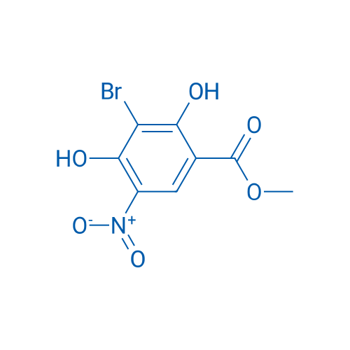 Methyl 3-bromo-2,4-dihydroxy-5-nitrobenzoate 1g